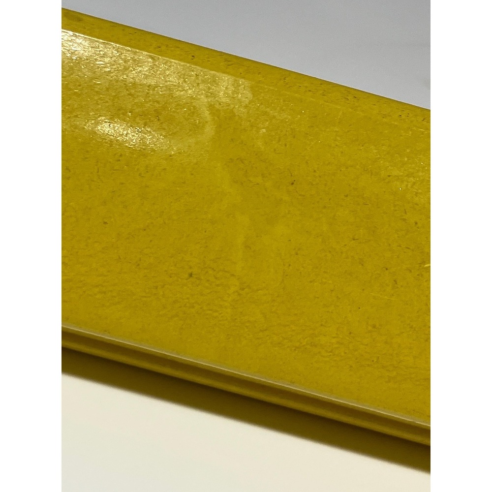 MCM Olive Boat Tray Melamine Melmac Yellow Set of 3 - Picture 9 of 15